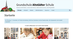Desktop Screenshot of altstaedter-grundschule.de