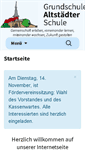 Mobile Screenshot of altstaedter-grundschule.de
